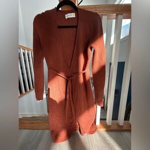 Abercrombie & Fitch midi wrap Sweater dress -xs